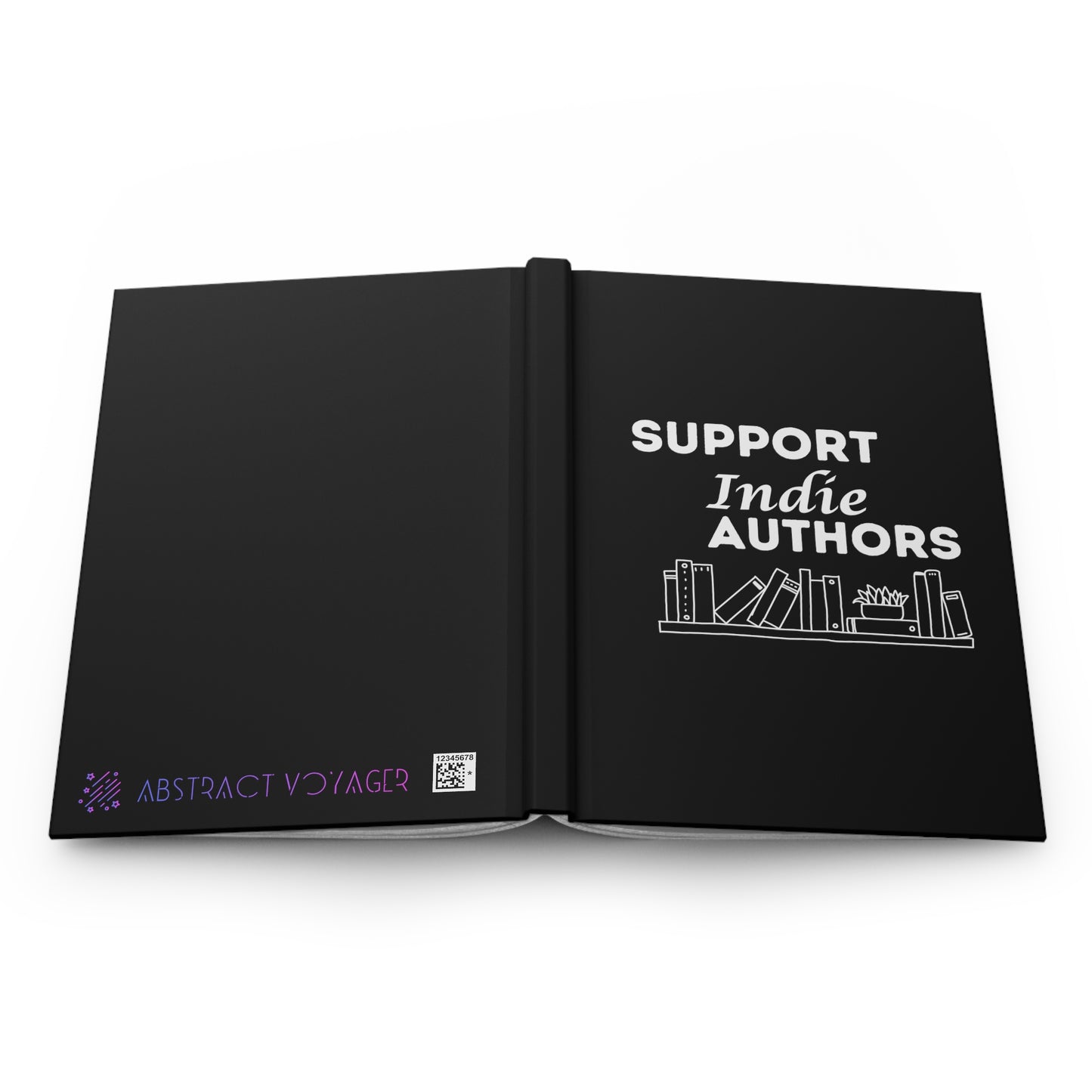 Support Indie Authors Hardcover Journal