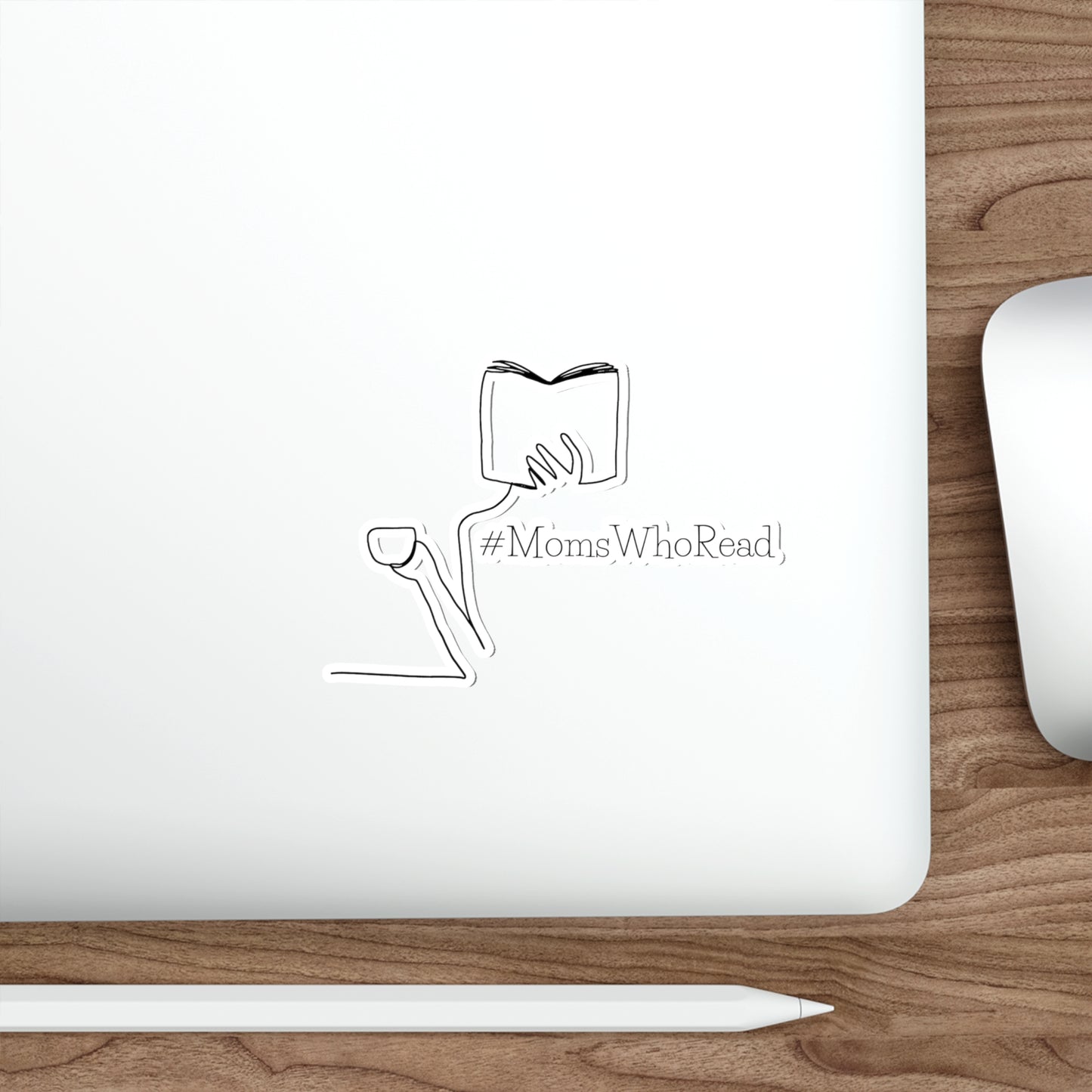 Mom's Who Read Die-Cut Sticker