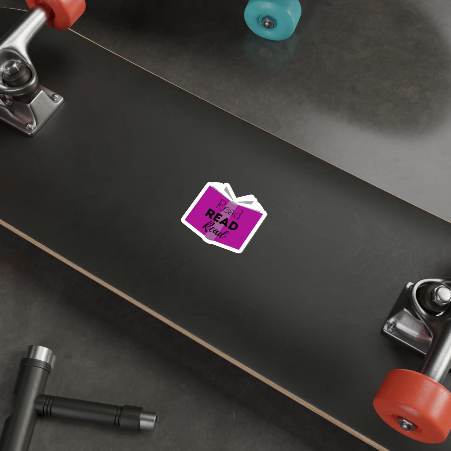 Read, Read, Read Die-Cut Stickers