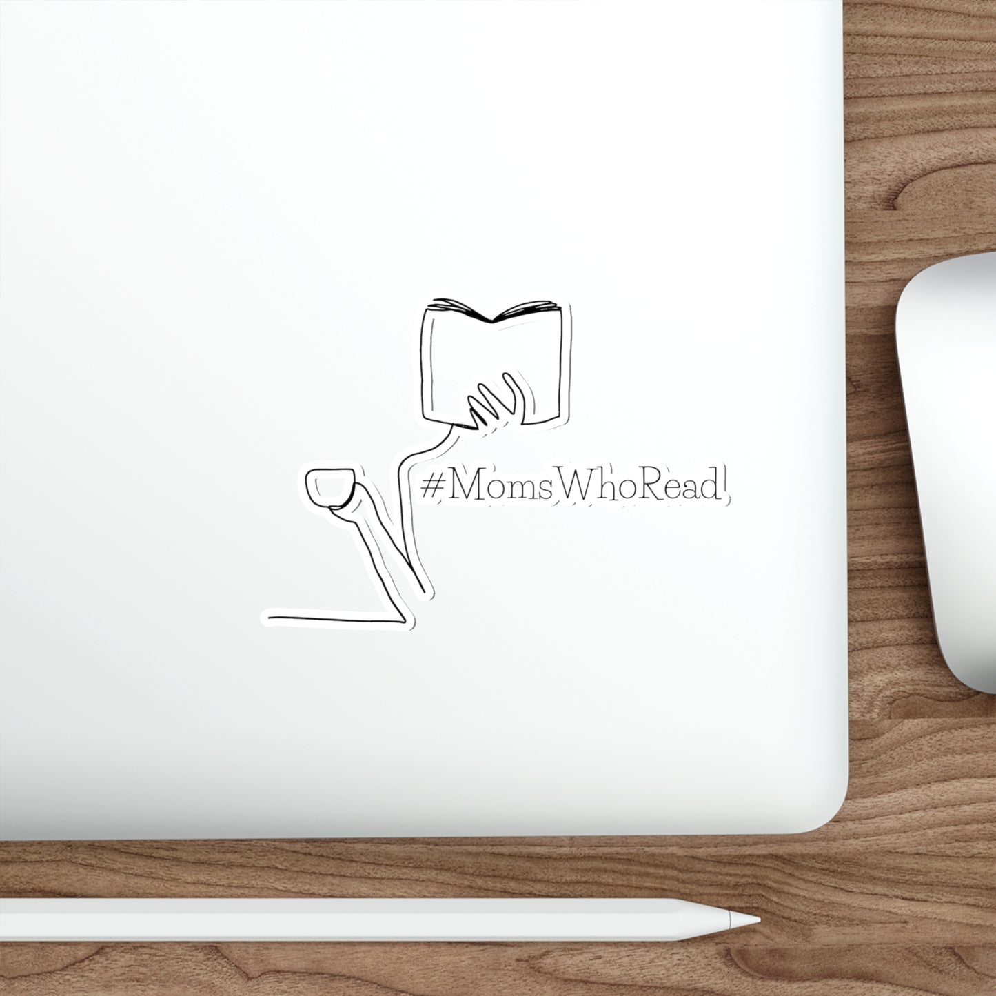 Mom's Who Read Die-Cut Sticker