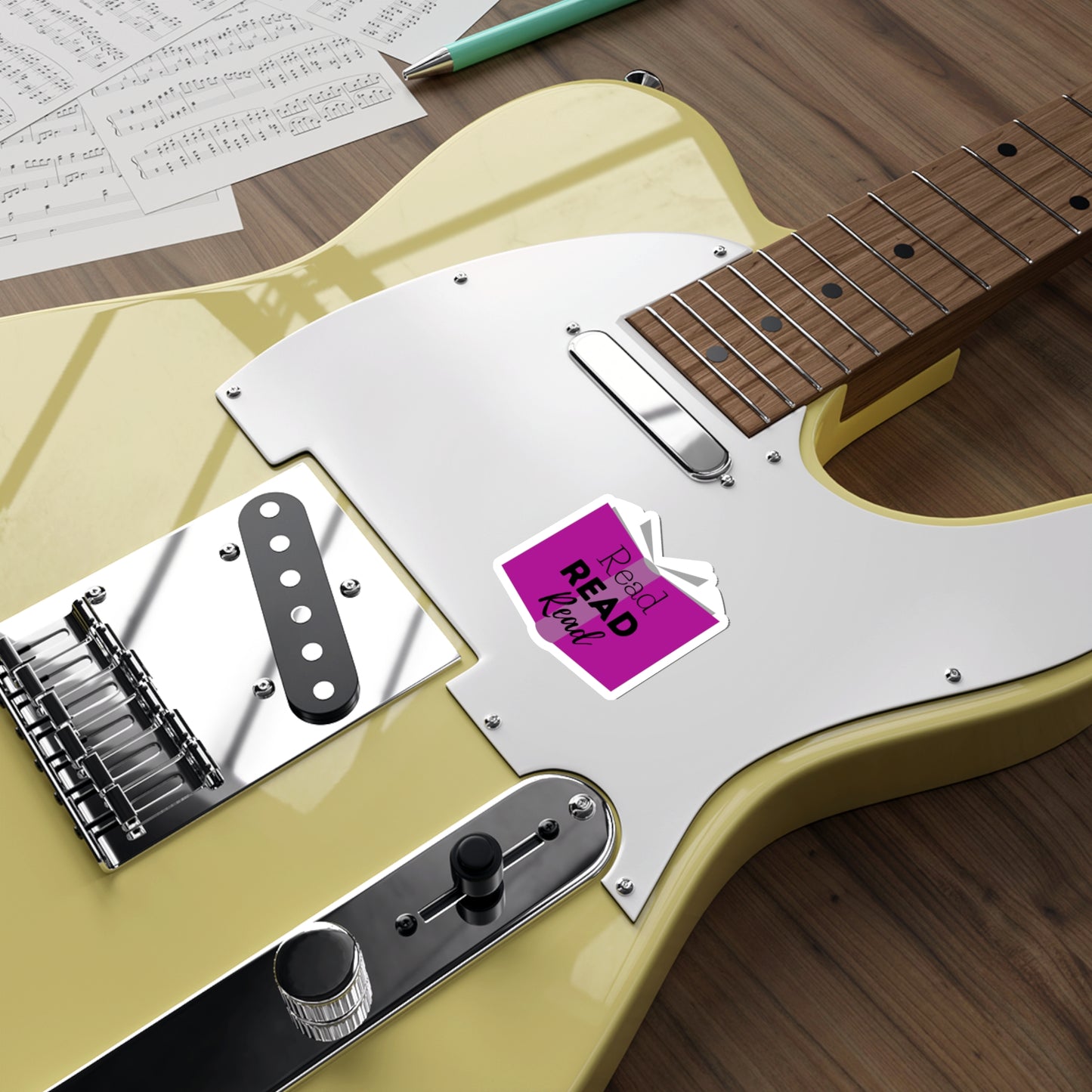 Read, Read, Read Die-Cut Stickers