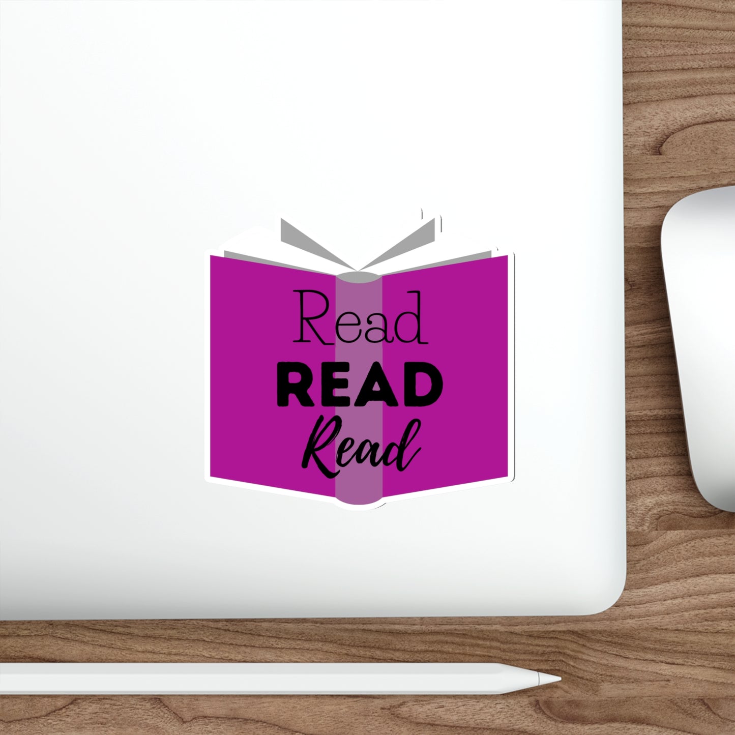 Read, Read, Read Die-Cut Stickers