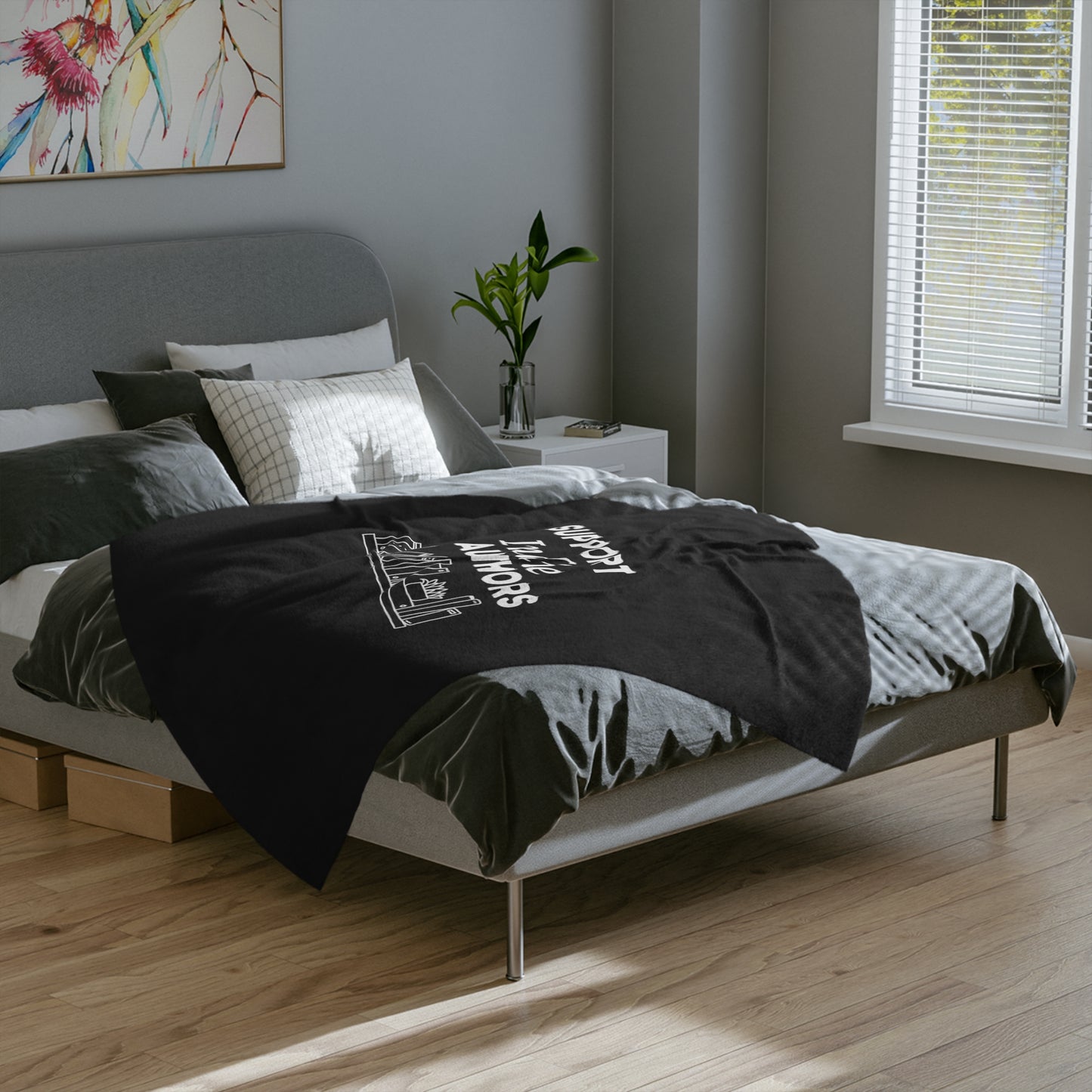 Support Indie Authors - Minky Blanket