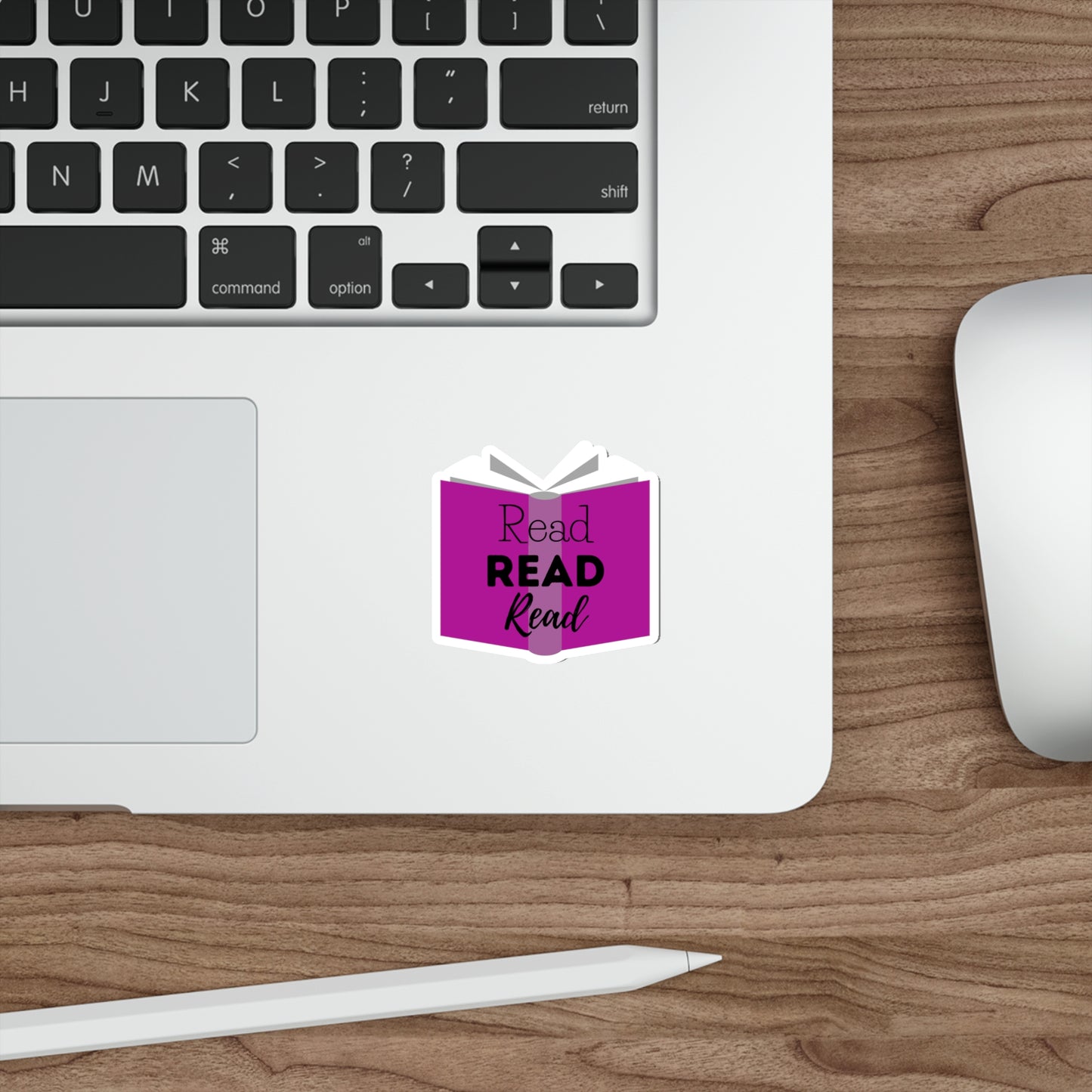 Read, Read, Read Die-Cut Stickers