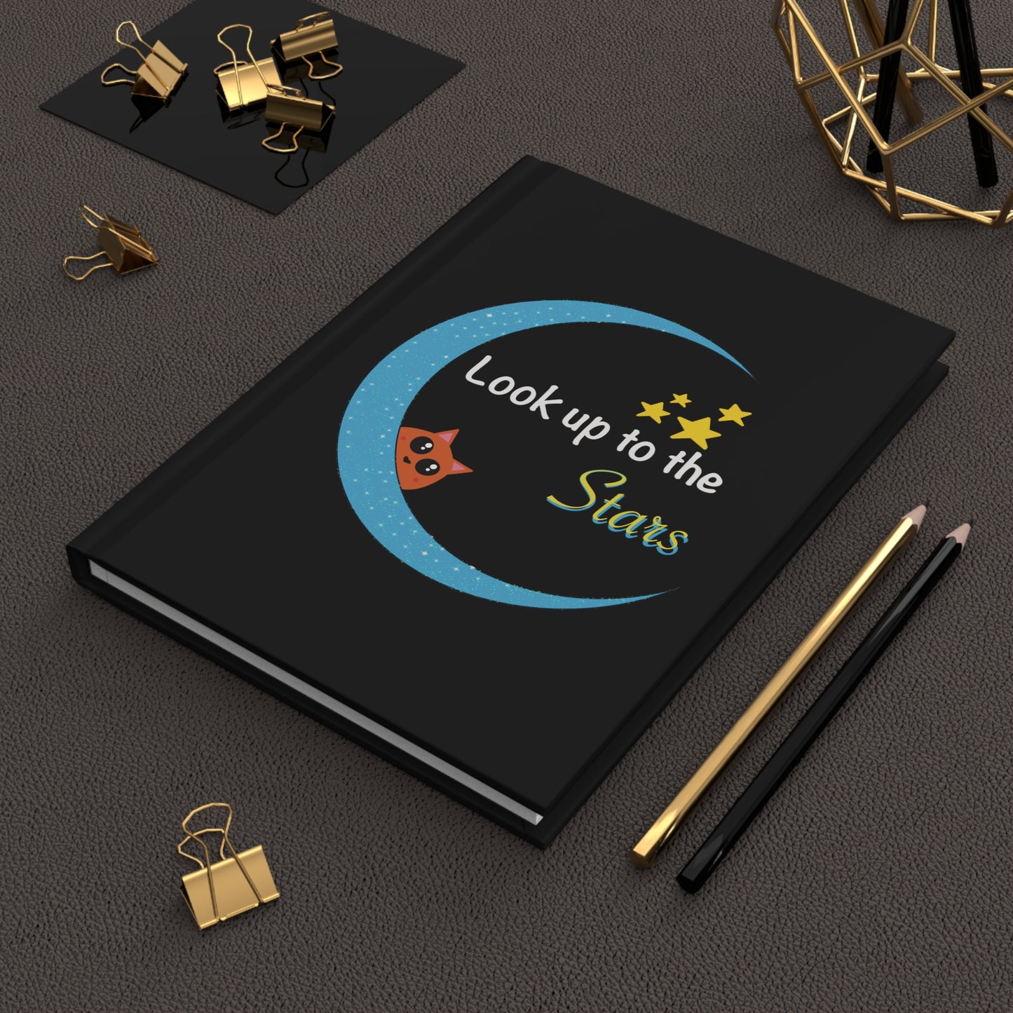 Look Up to the Stars Hardcover Journal