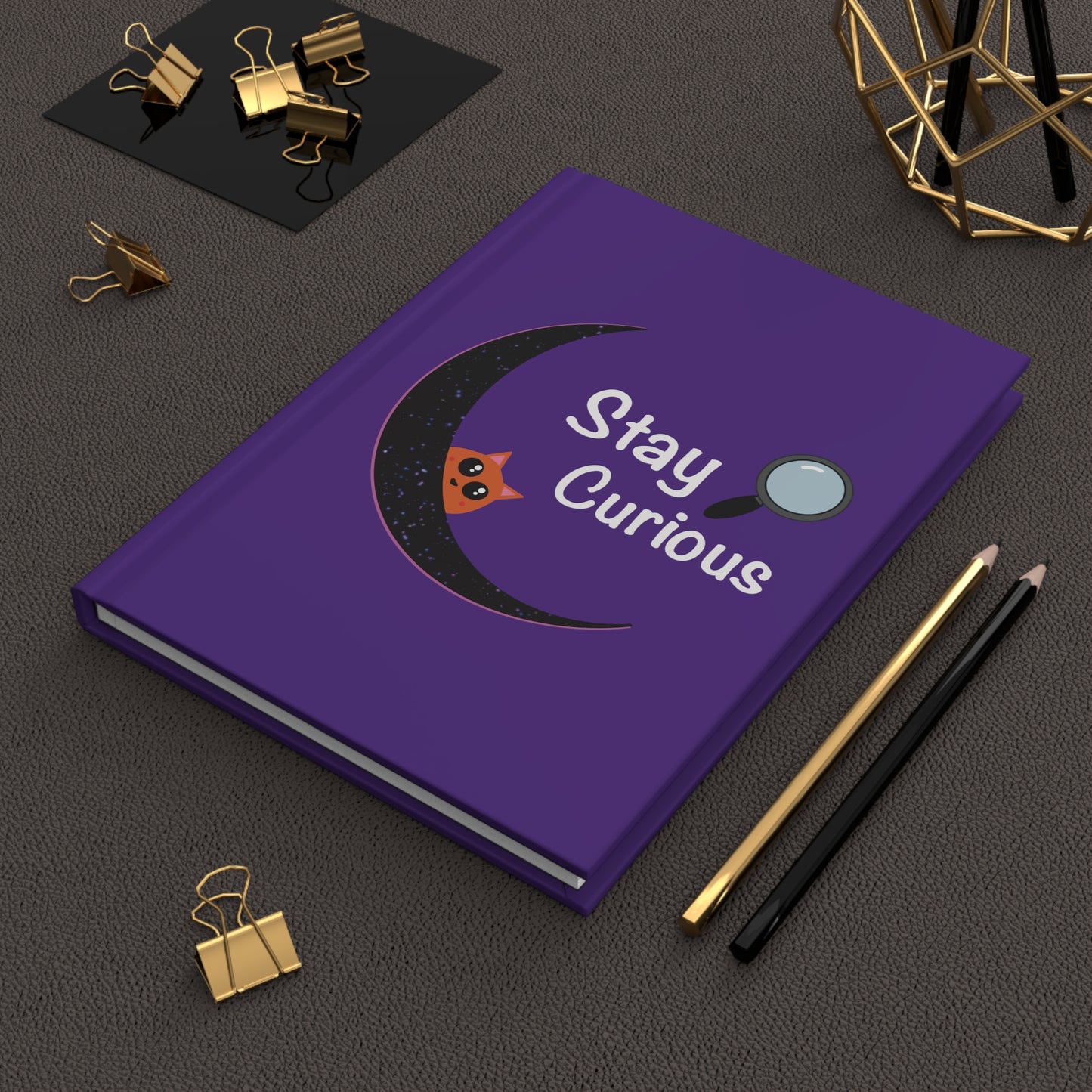 Stay Curious Hardcover Journal