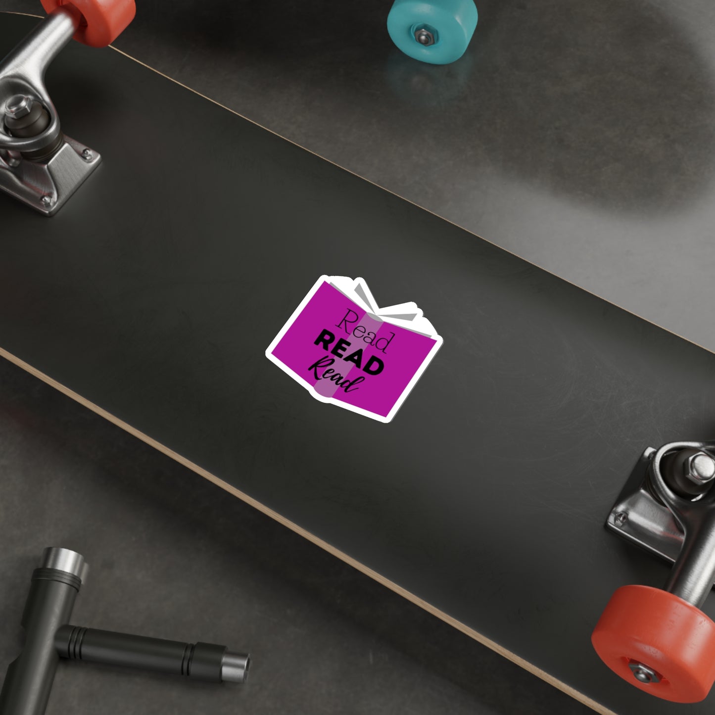 Read, Read, Read Die-Cut Stickers