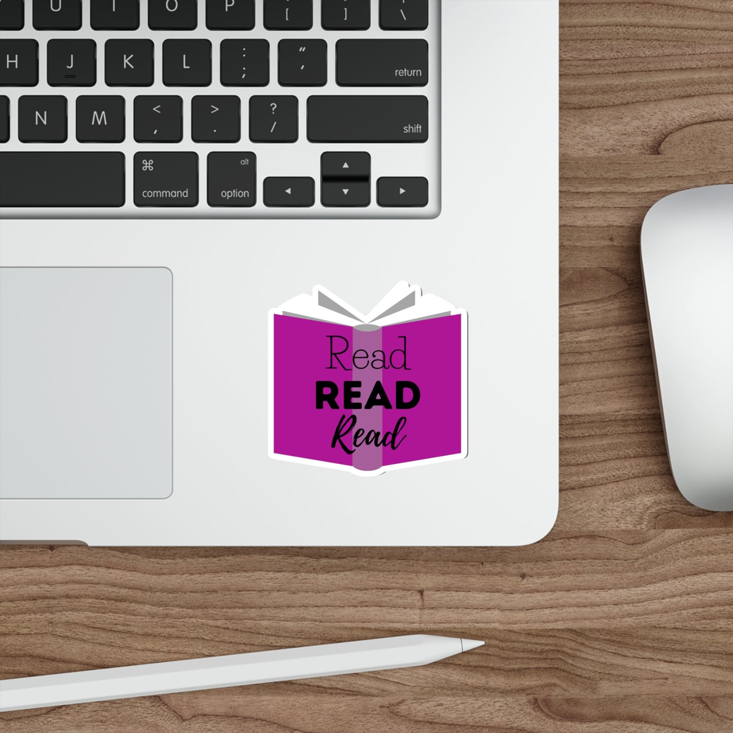 Read, Read, Read Die-Cut Stickers