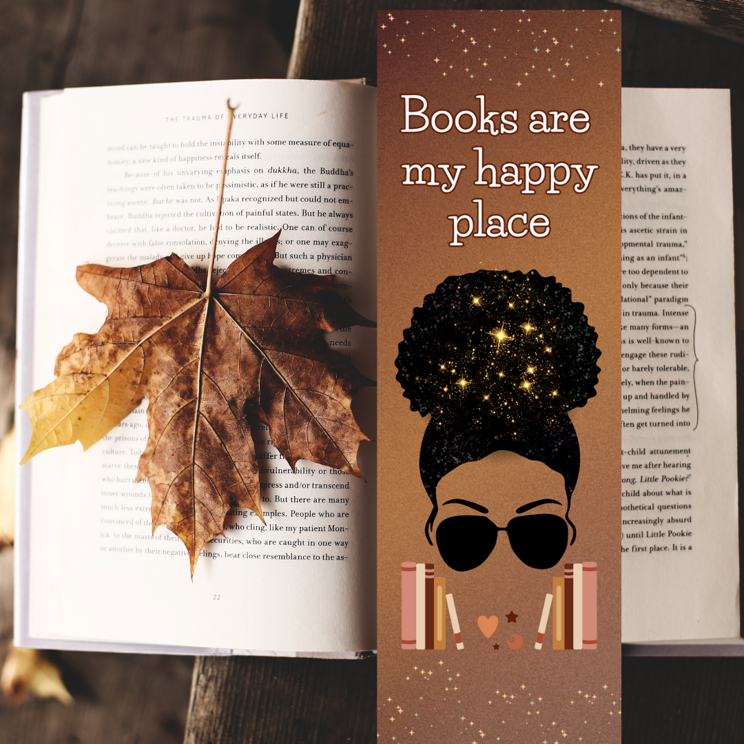 Books Are My Happy Place - Bookmark – The Abstract Voyager