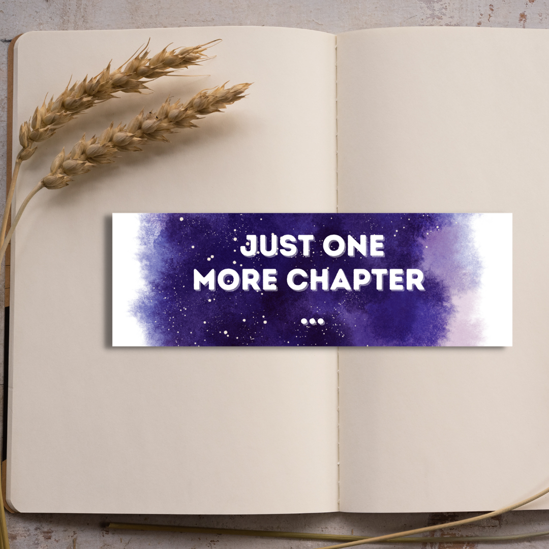Just One More Chapter Bookmark