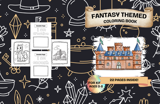 It's a Fantasy! Children's Coloring Book for Kids 3-8