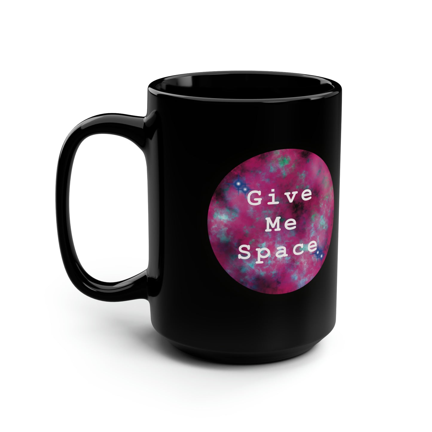 Give Me Space - 15 oz. Black Mug