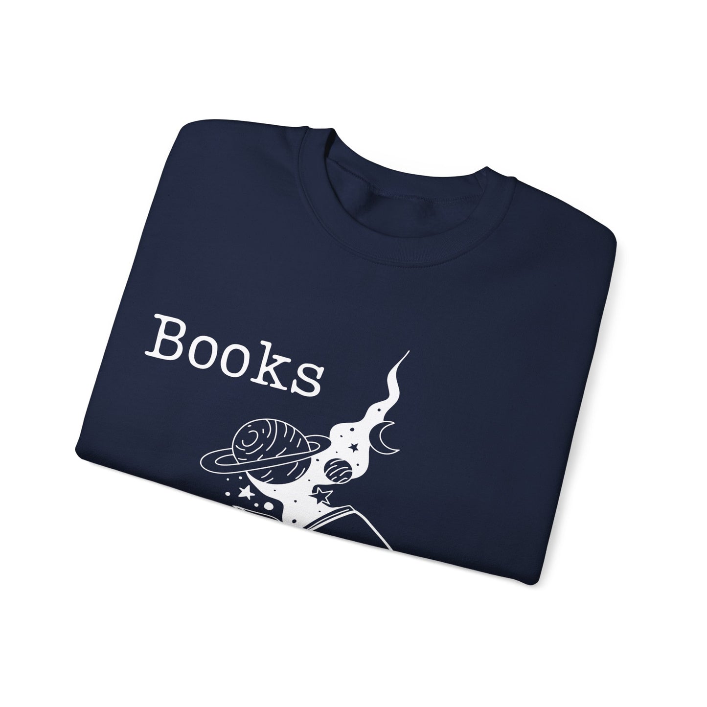 Books Over Reality Crewneck Sweatshirt