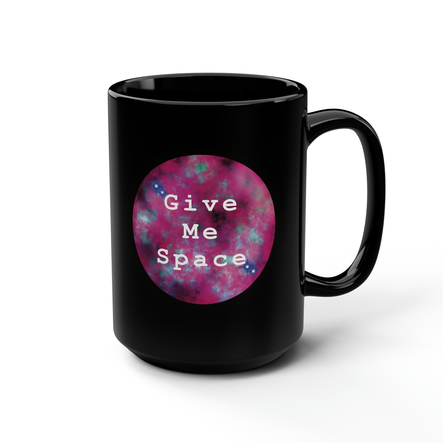 Give Me Space - 15 oz. Black Mug