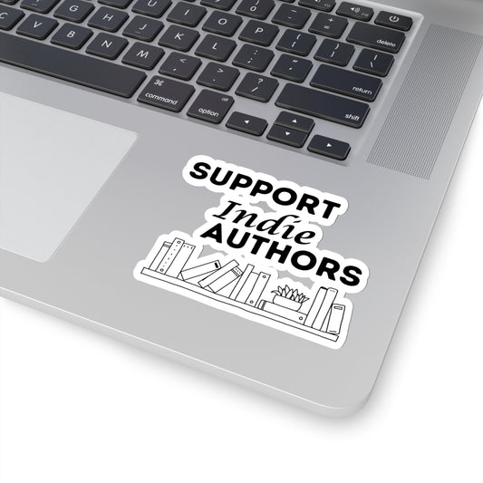 Support Indie Authors - Kiss-Cut Stickers