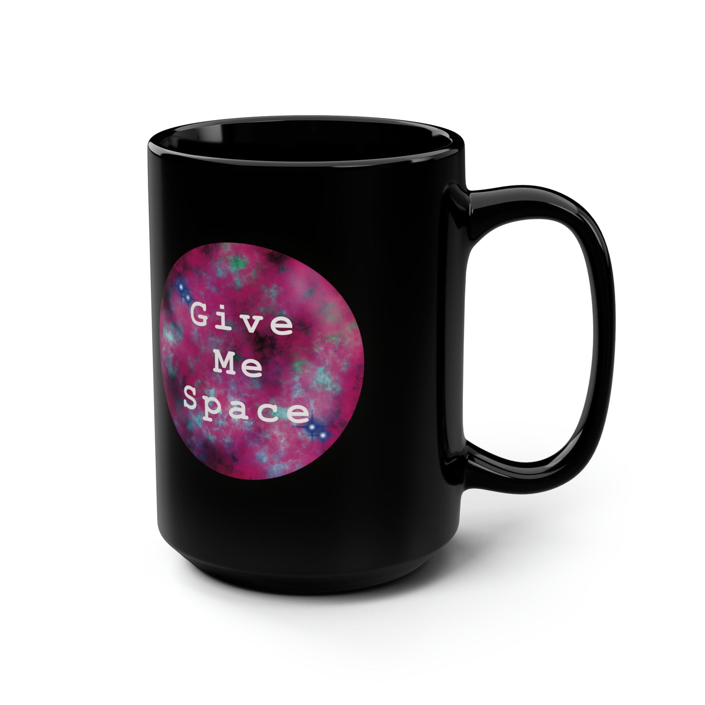 Give Me Space - 15 oz. Black Mug